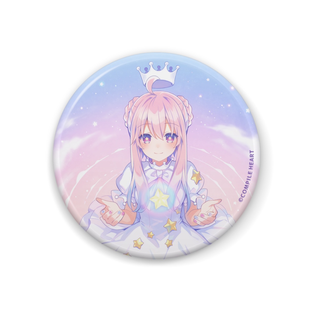 milk crown メインビジュアル缶バッジ