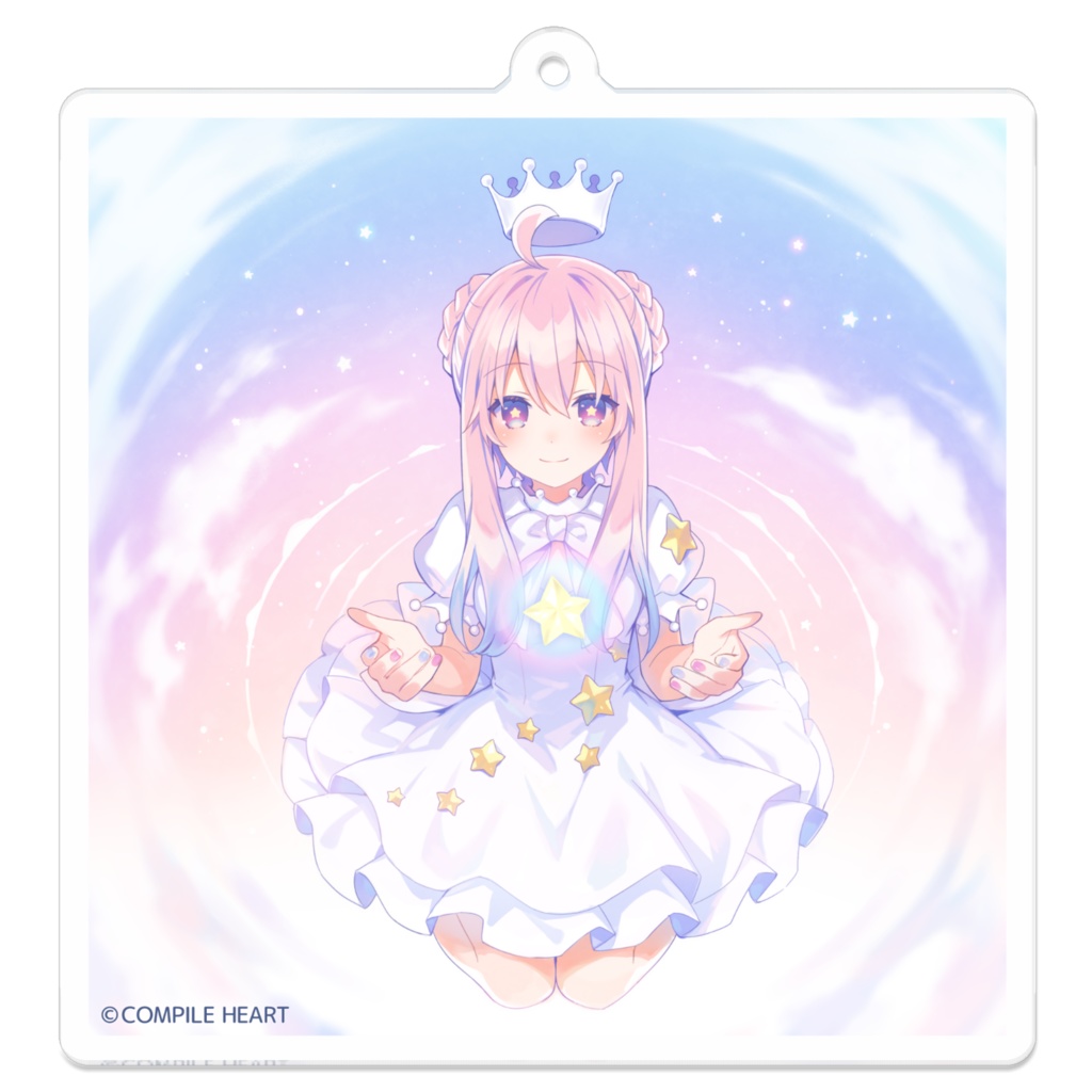 milk crown メインビジュアル アクリルキーホルダー