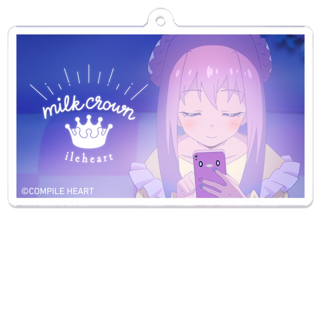 milk crown アニメMVサムネイル風 アクリルキーホルダー