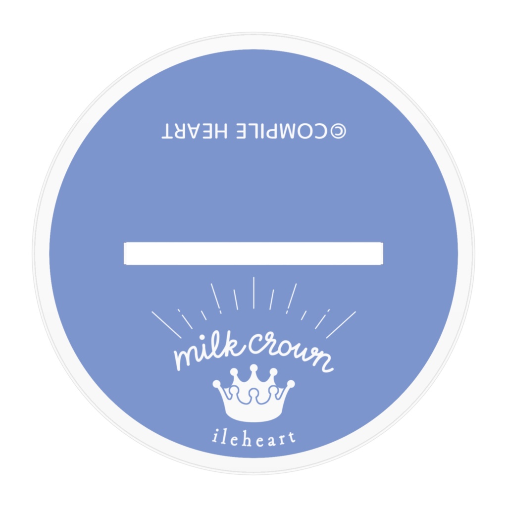 milk crown メインビジュアル アクリルスタンド