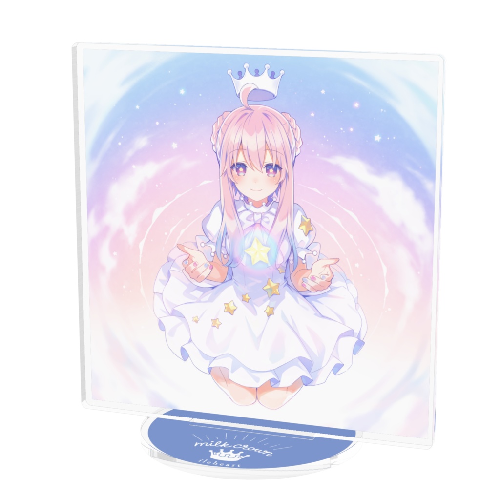 milk crown メインビジュアル アクリルスタンド