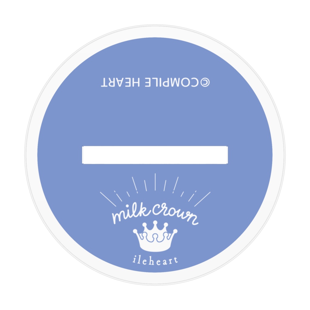 milk crown アニメMVサムネイル風 アクリルスタンド