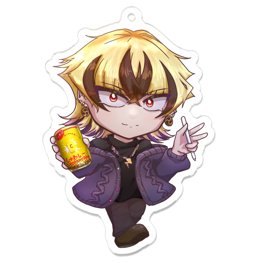 ✨癒しカテ擬態型てんこ アクキー(2サイズ)