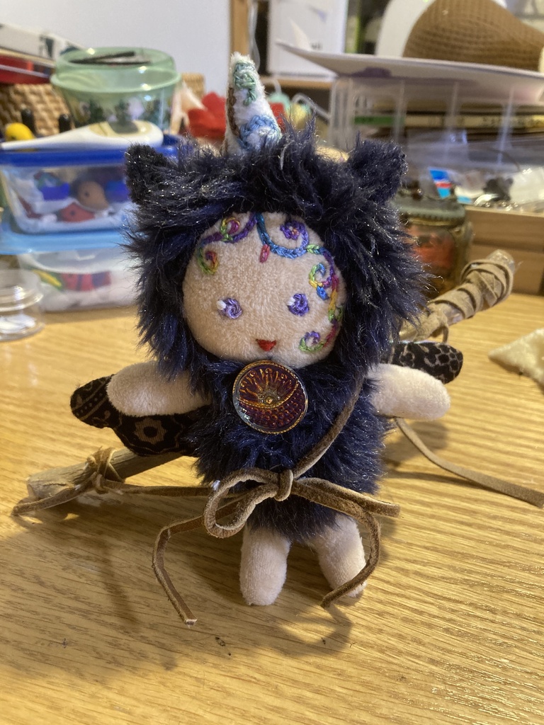 夜の空を駆け回るユニコーンちゃん