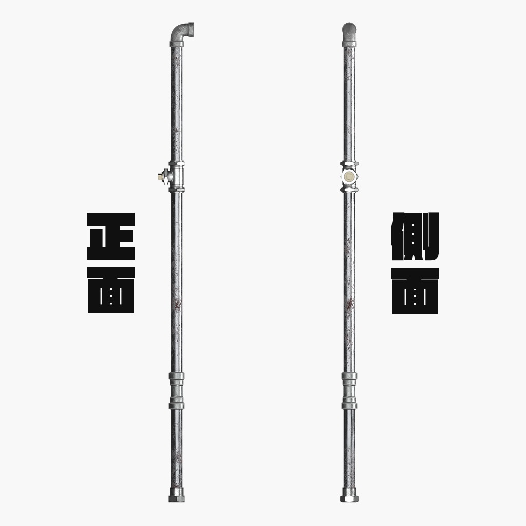 【3Dモデル】鉄パイプ ver.1.01