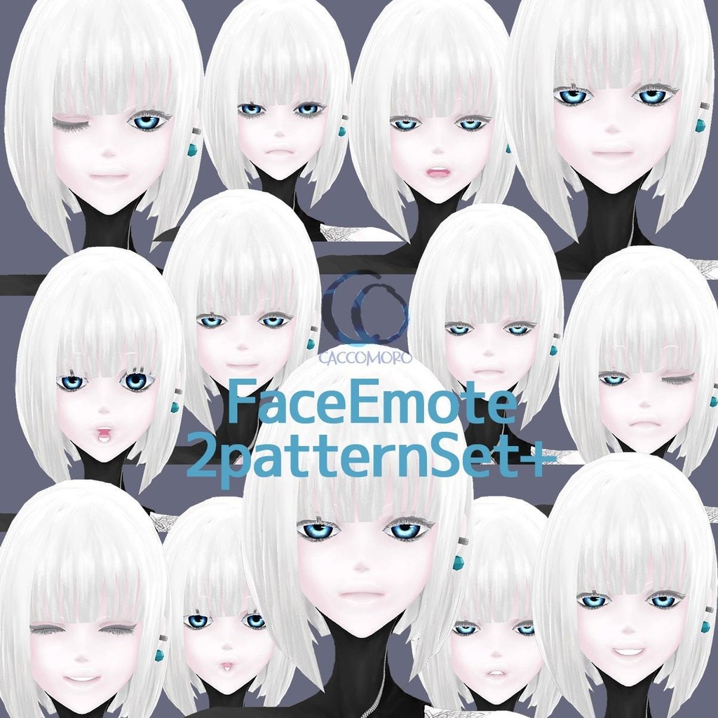 【Qs】オリジナル3Dアバター【VRChat/VRM】