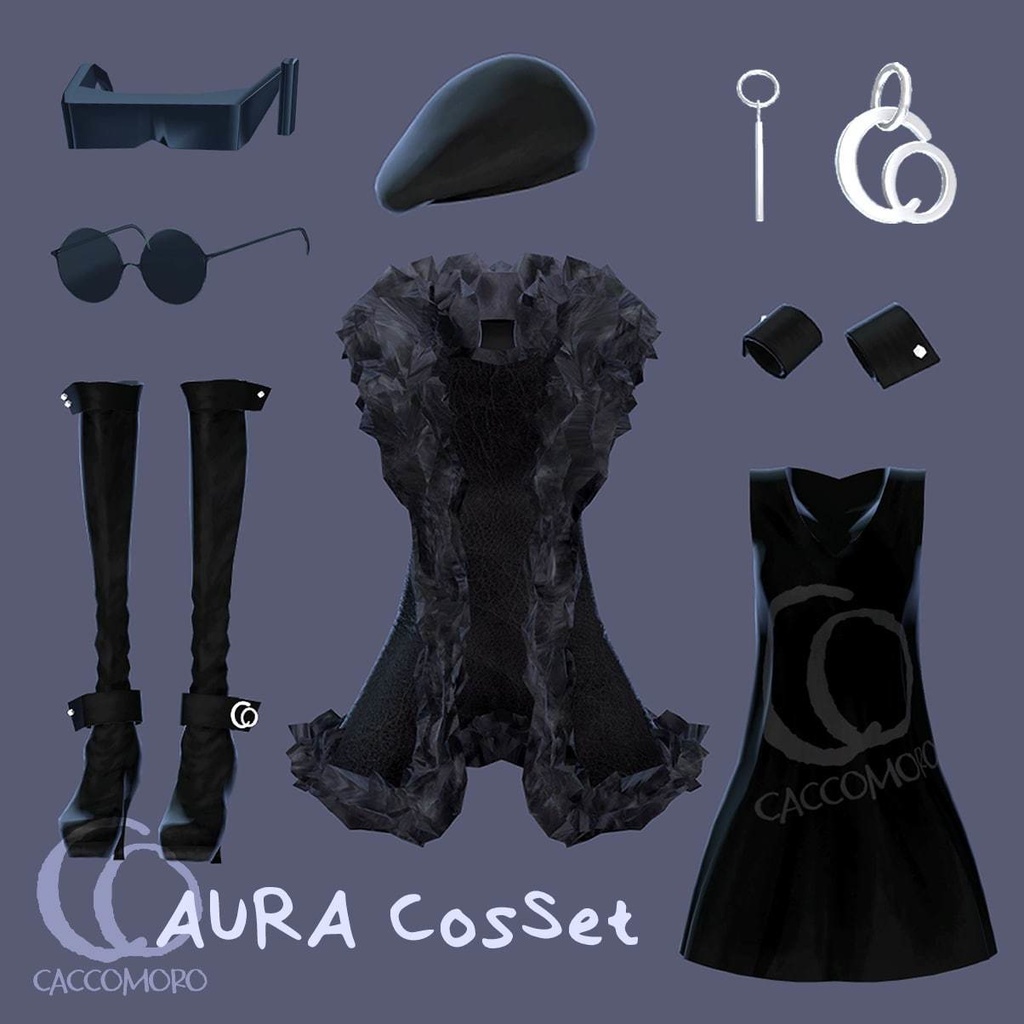 【Qs】オリジナル3Dアバター【VRChat/VRM】