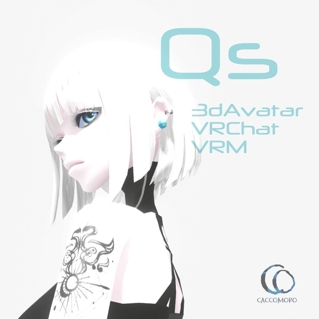 【Qs】オリジナル3Dアバター【VRChat/VRM】