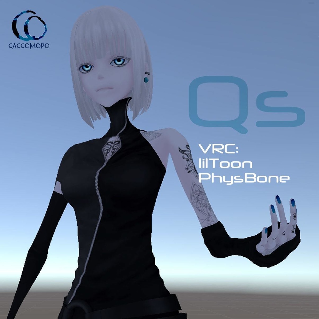【Qs】オリジナル3Dアバター【VRChat/VRM】
