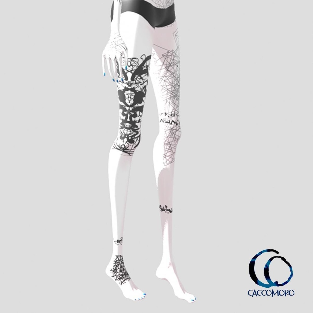 【無料】3Dモデル用【タトゥーテクスチャ】