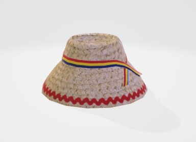 【無料】ルーマニアの伝統的な麦わら帽子「Clop」