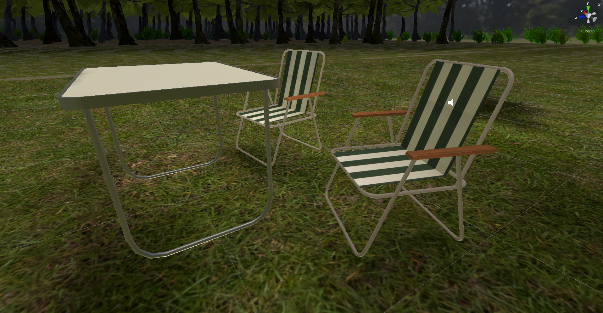 Folding Table and Chair (not actually foldable)