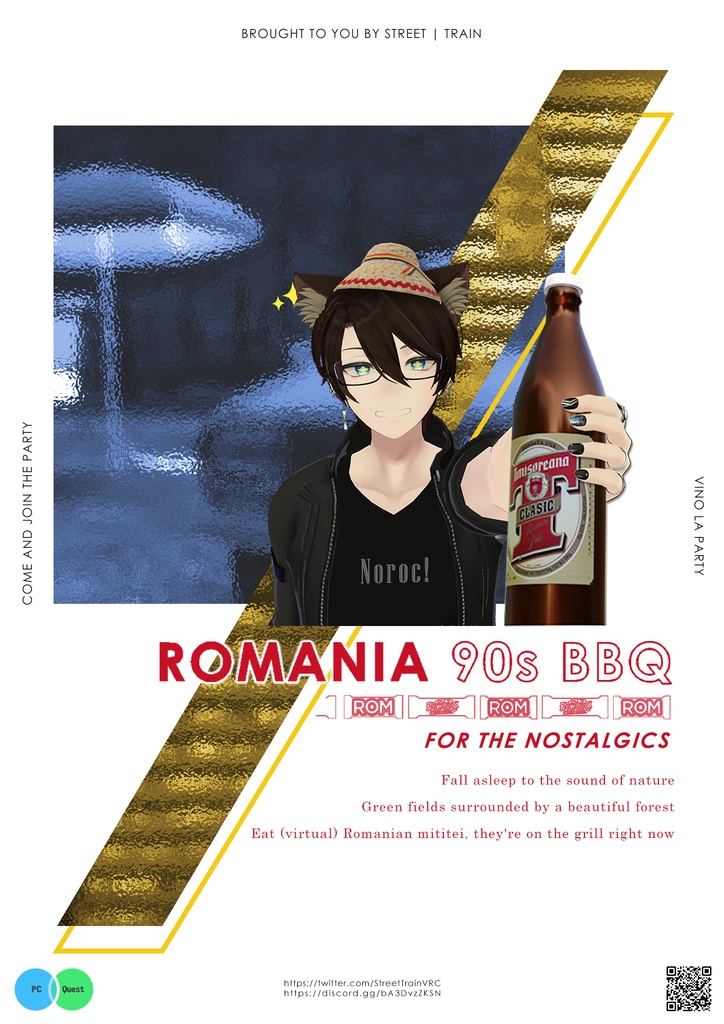 Romania 90s BBQ world poster [EN/JP]