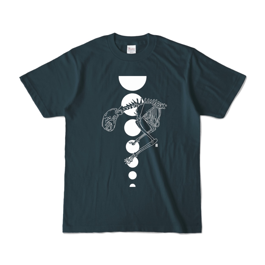 【カラーTシャツ/濃色】骨標本