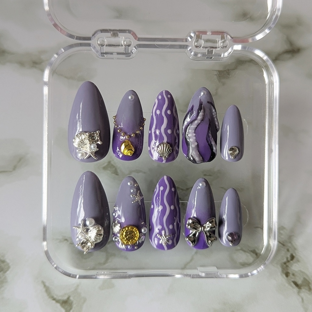 【twst】アズール・アーシェングロット イメージネイルチップ【サイズオーダー】