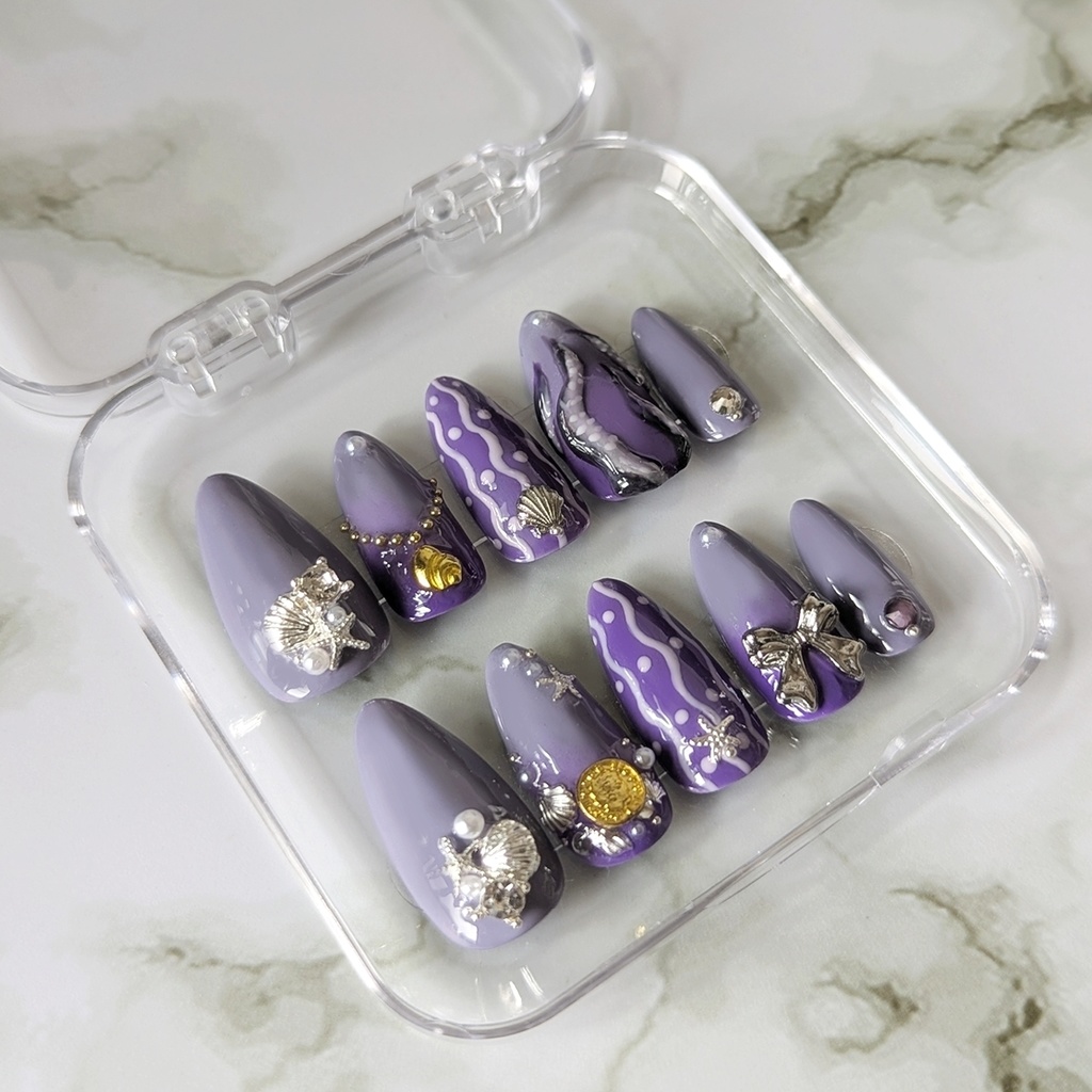 【twst】アズール・アーシェングロット イメージネイルチップ【サイズオーダー】