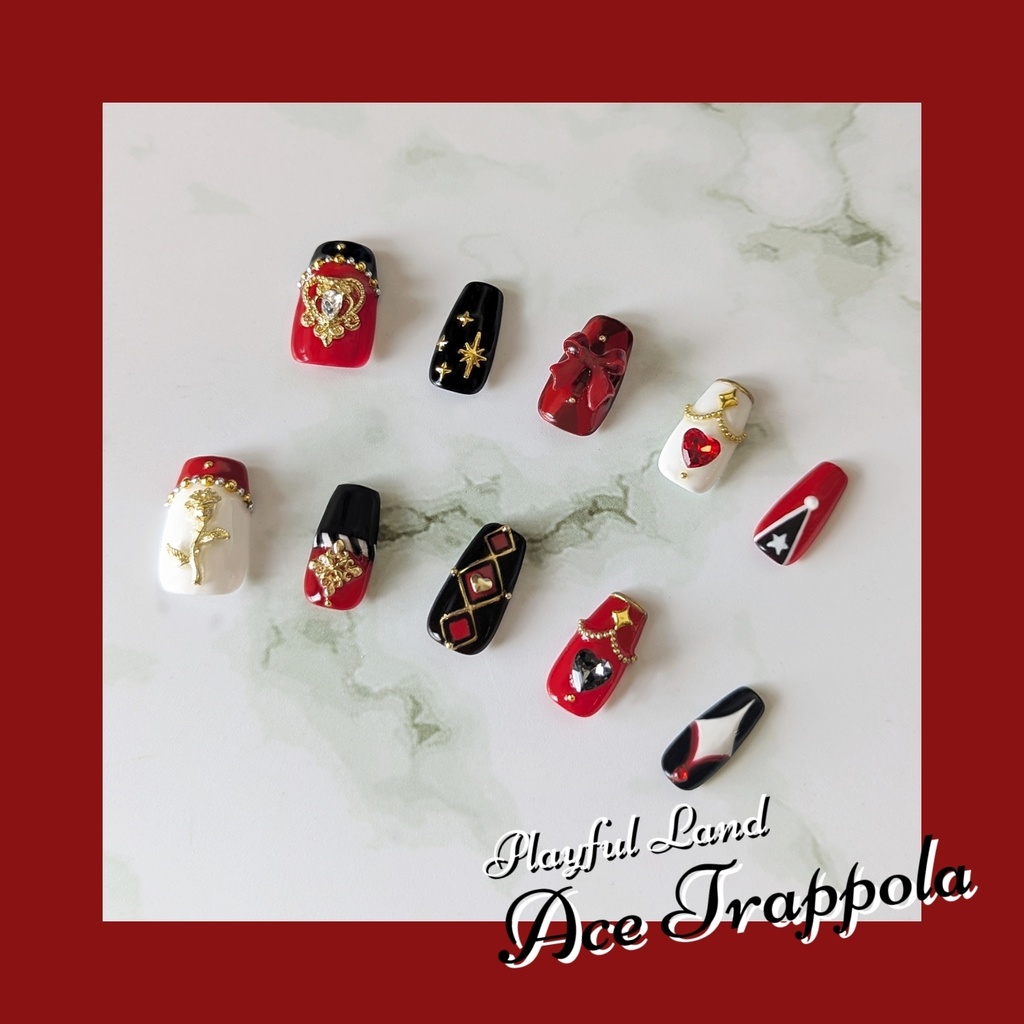 【twst】プレイフルランド SSR イメージネイルチップ(サイズオーダー)