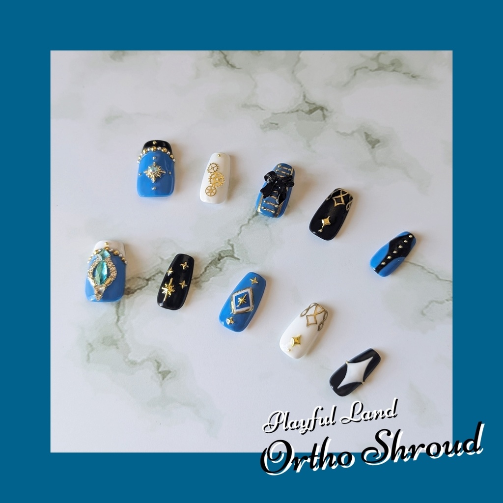 【twst】プレイフルランド SSR イメージネイルチップ(サイズオーダー)