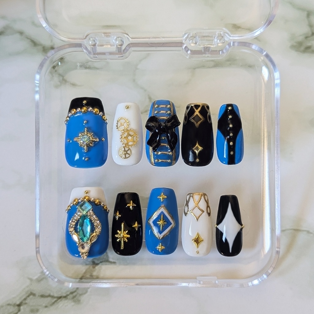 【twst】プレイフルランド SSR イメージネイルチップ(サイズオーダー)