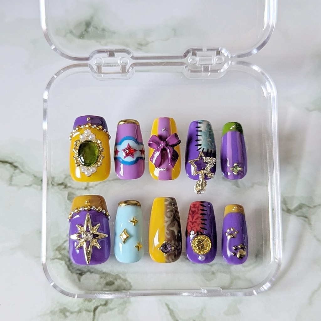 【twst】フェロー・オネスト ギデル イメージネイルチップ(サイズオーダー)