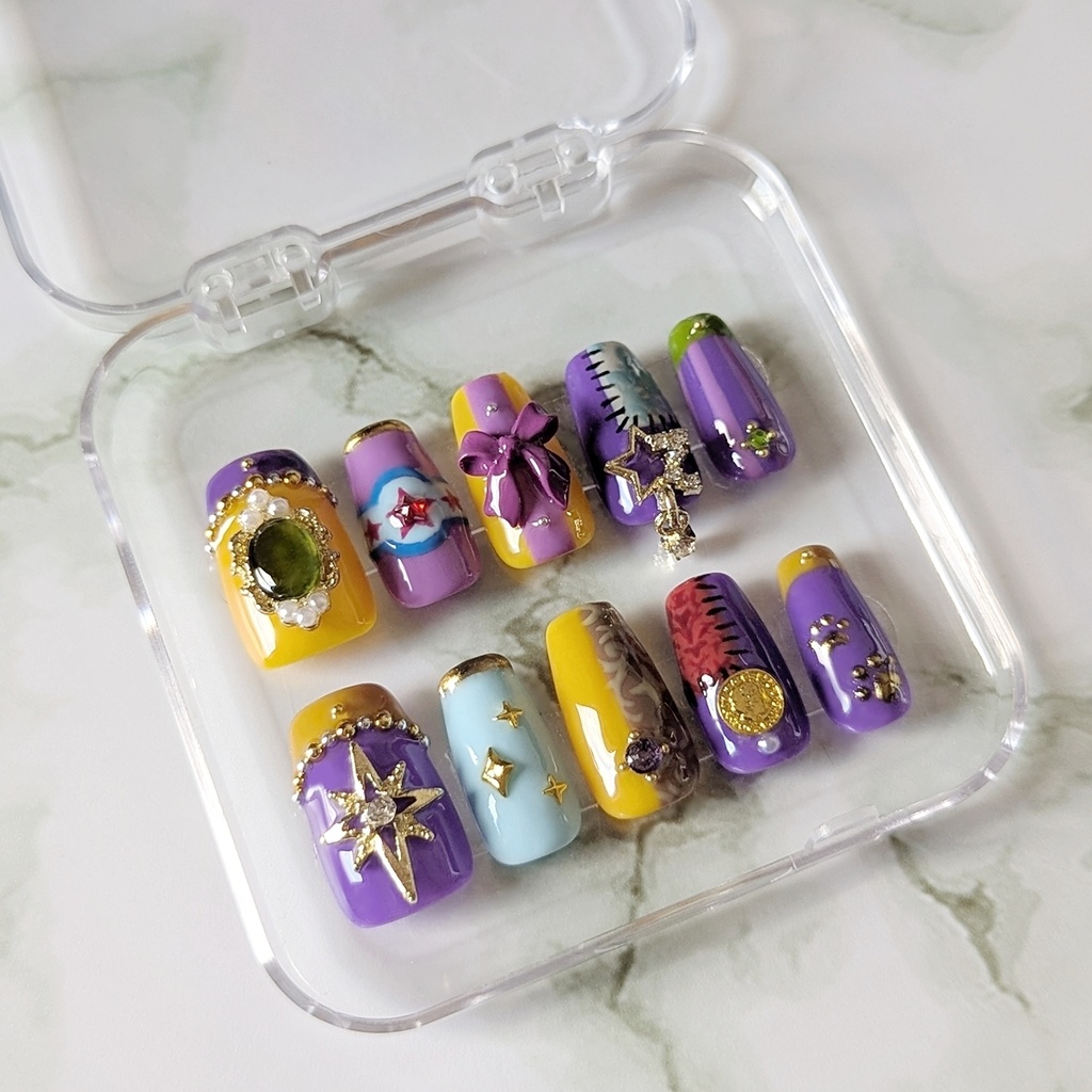 【twst】フェロー・オネスト ギデル イメージネイルチップ(サイズオーダー)