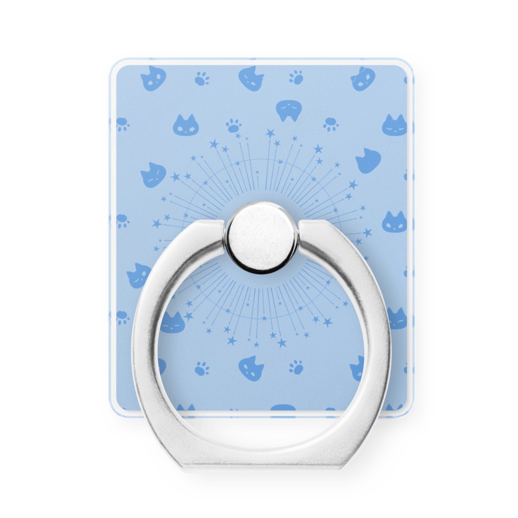 猫柄スマホリング