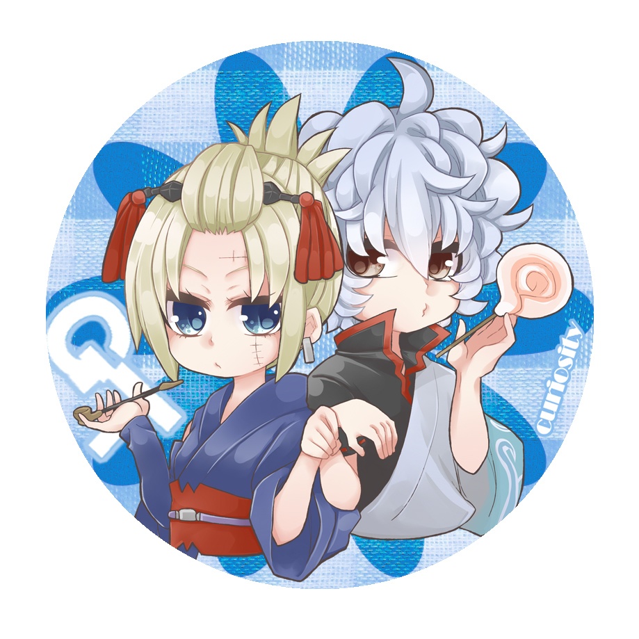 【銀魂】カップリング缶バッジ【BL/NL・全8種】