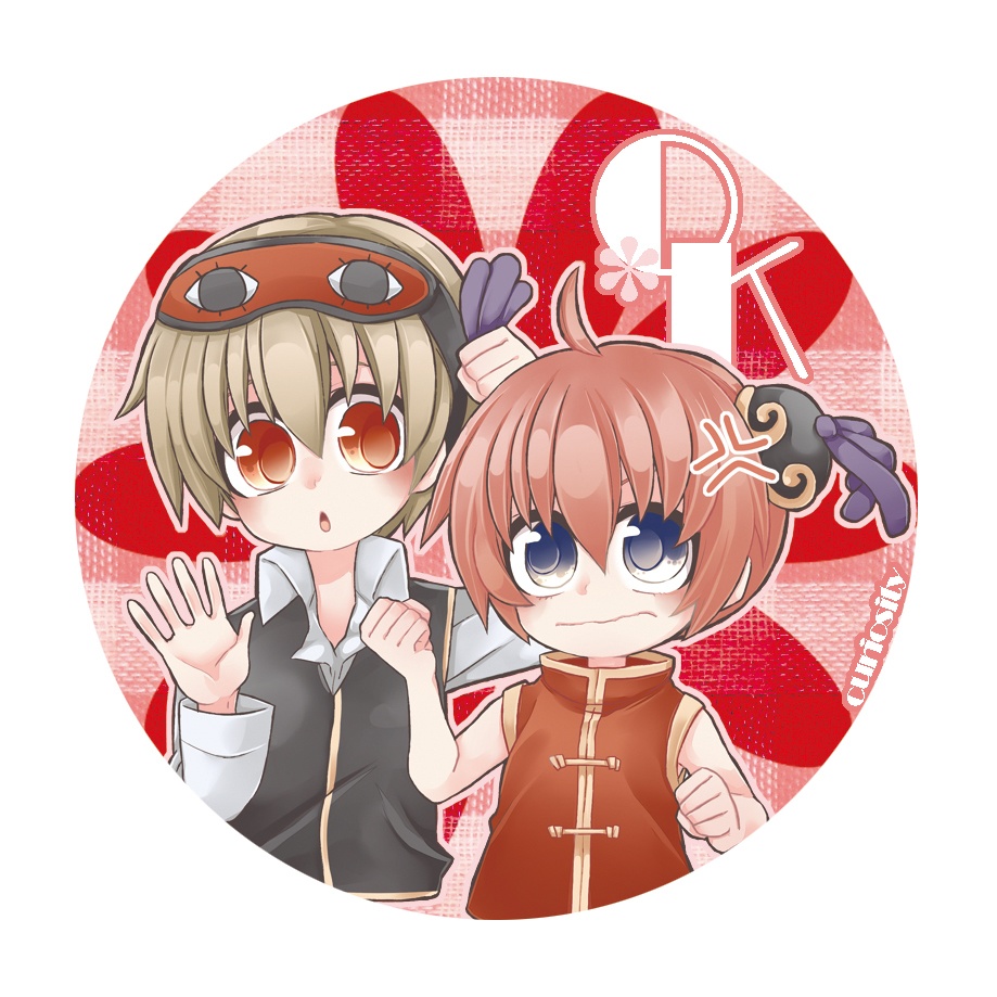 【銀魂】カップリング缶バッジ【BL/NL・全8種】