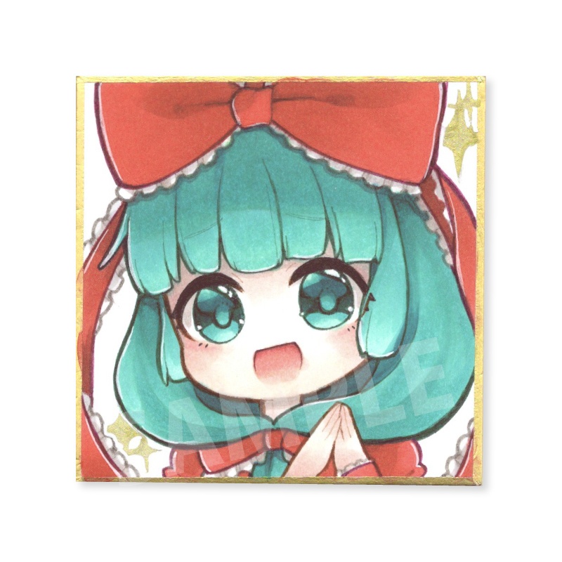 SALE価格【手描き色紙】東方project/鍵山雛②