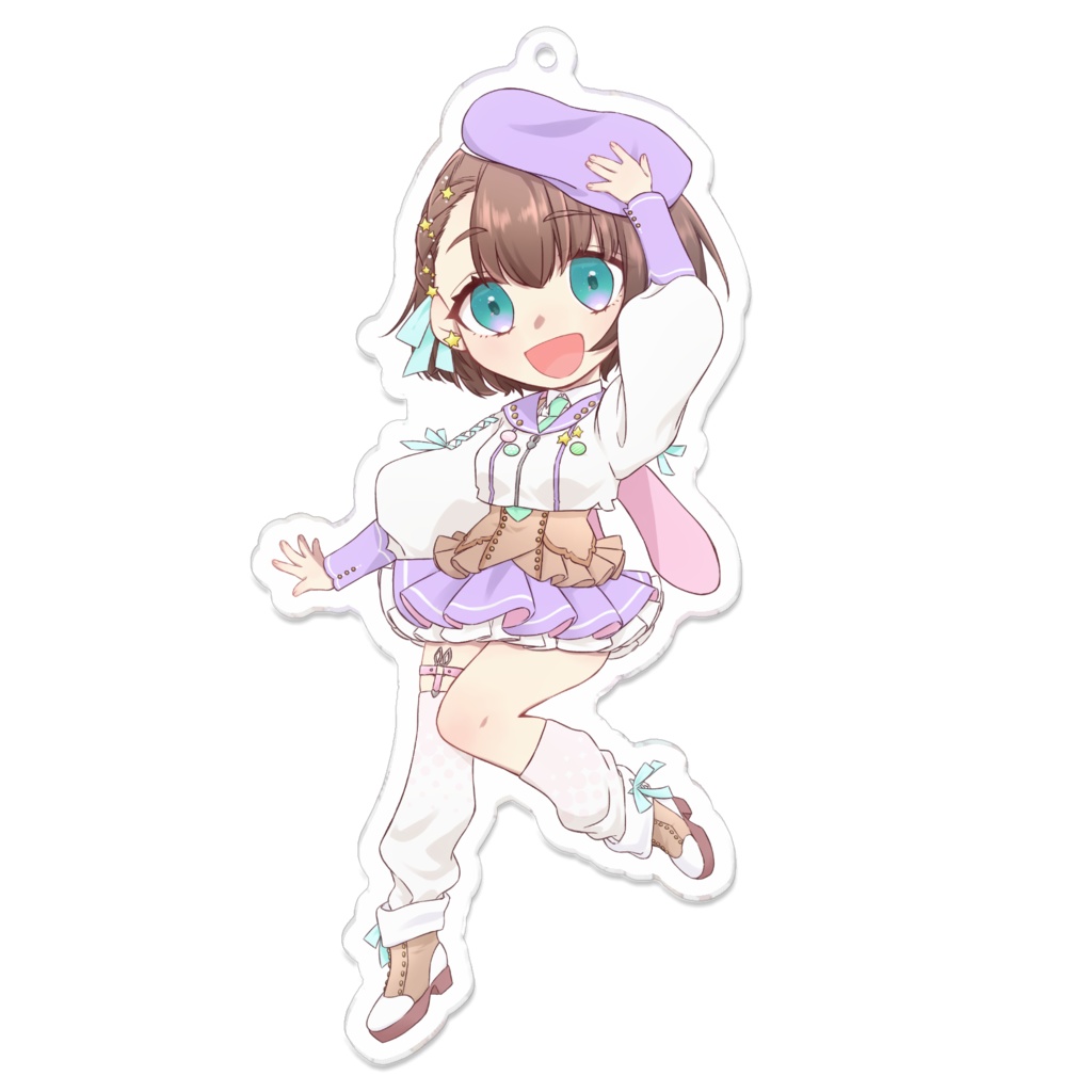 藍京アクリルキーホルダーなの