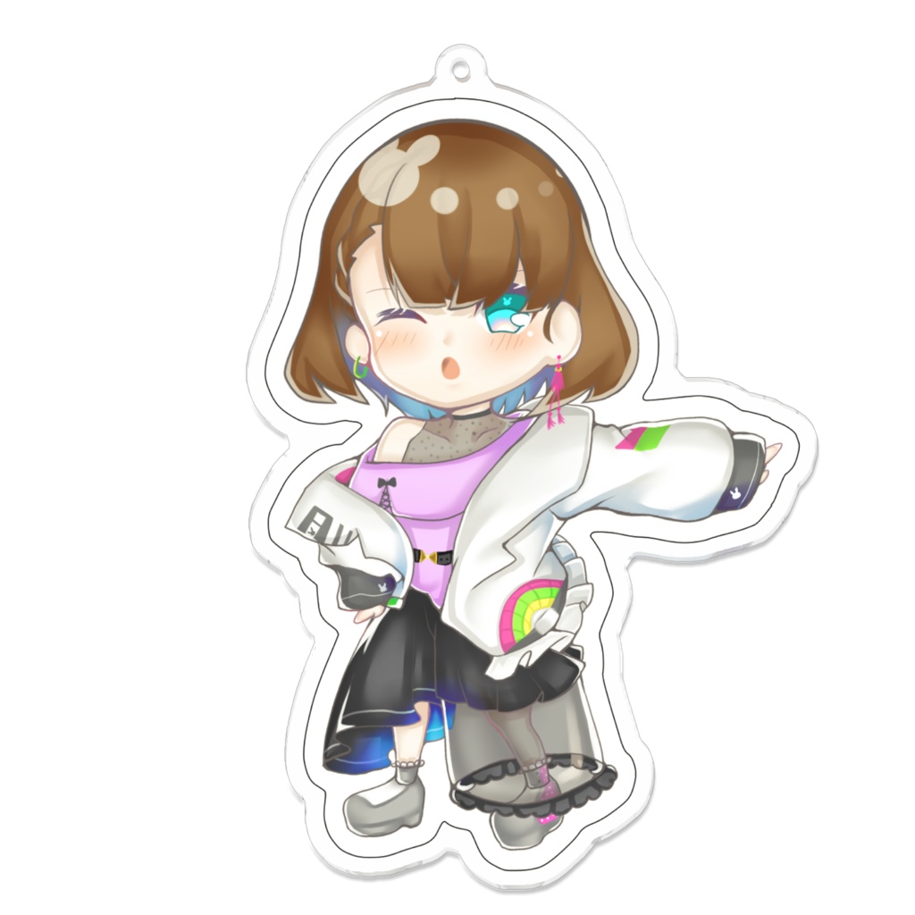 藍京なの アクリルキーホルダー