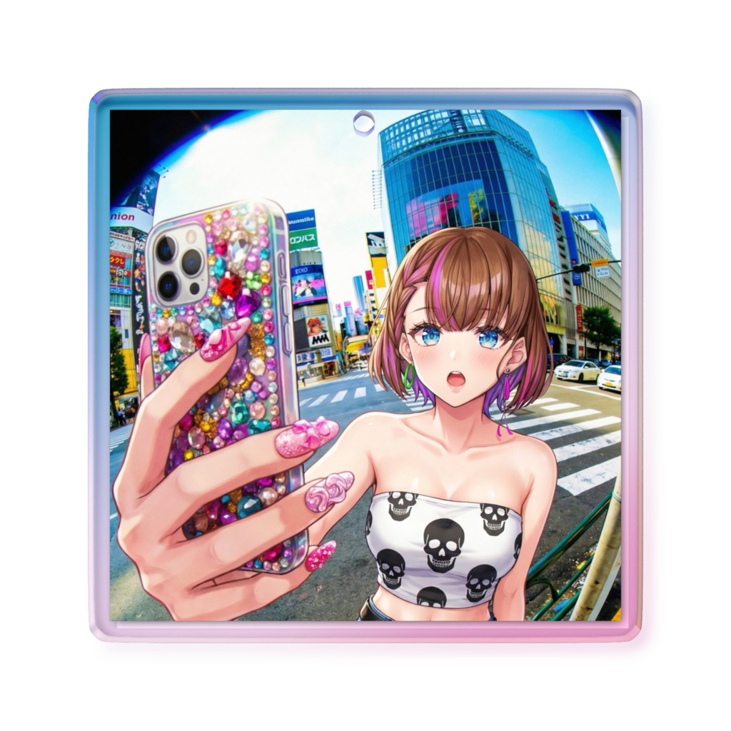 【生誕限定グッズ】ギャルなの オーロラアクリルキーホルダー