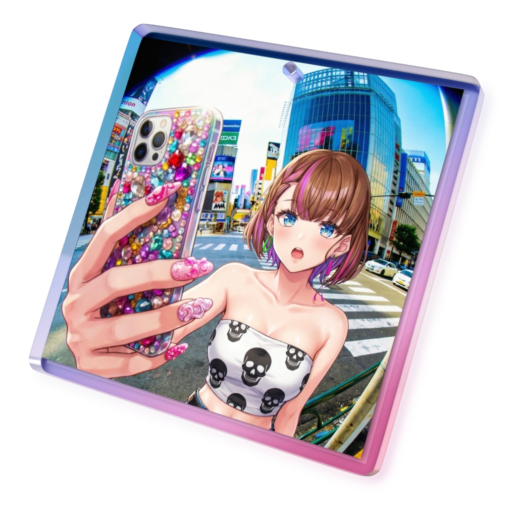 【生誕限定グッズ】ギャルなの オーロラアクリルキーホルダー