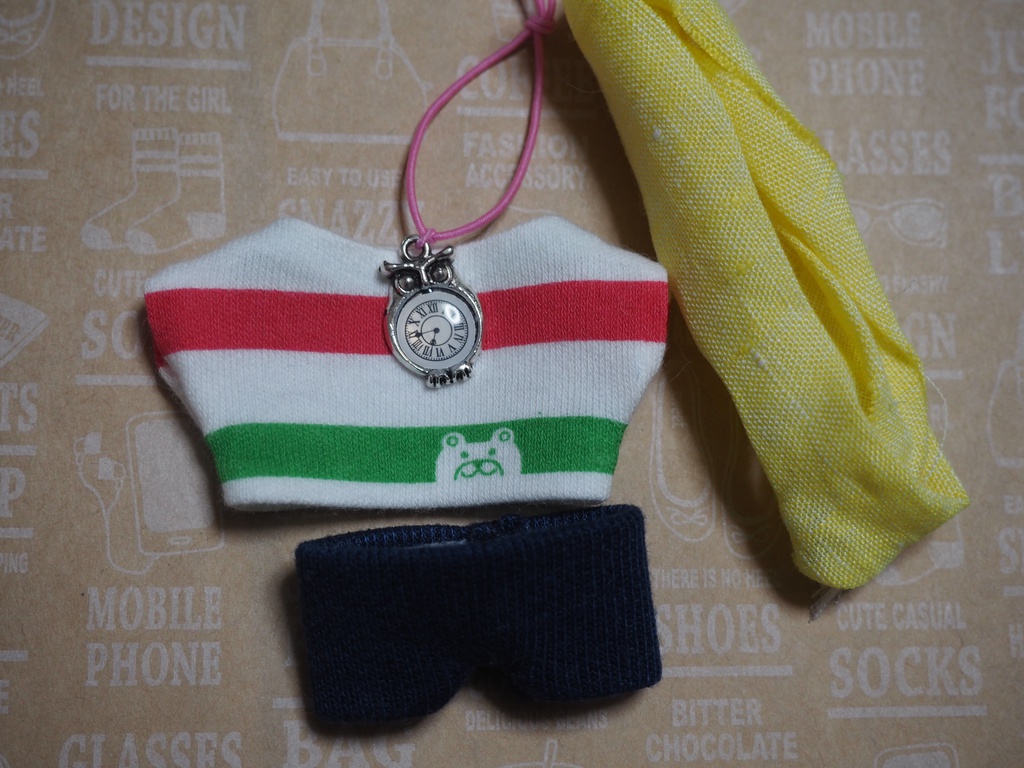 あむぬいあかぬい服 「くまのボーダーTシャツ(みどり) 」