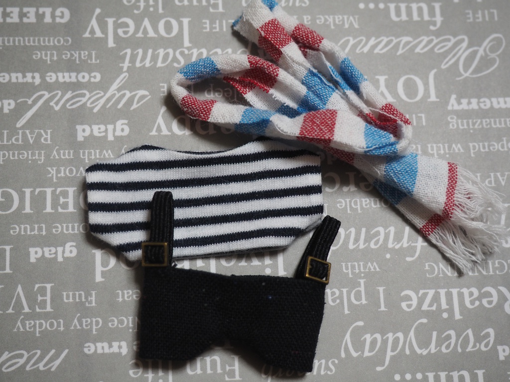 あむぬいあかぬい服 「サスペンダーコーデ(ブラック)」