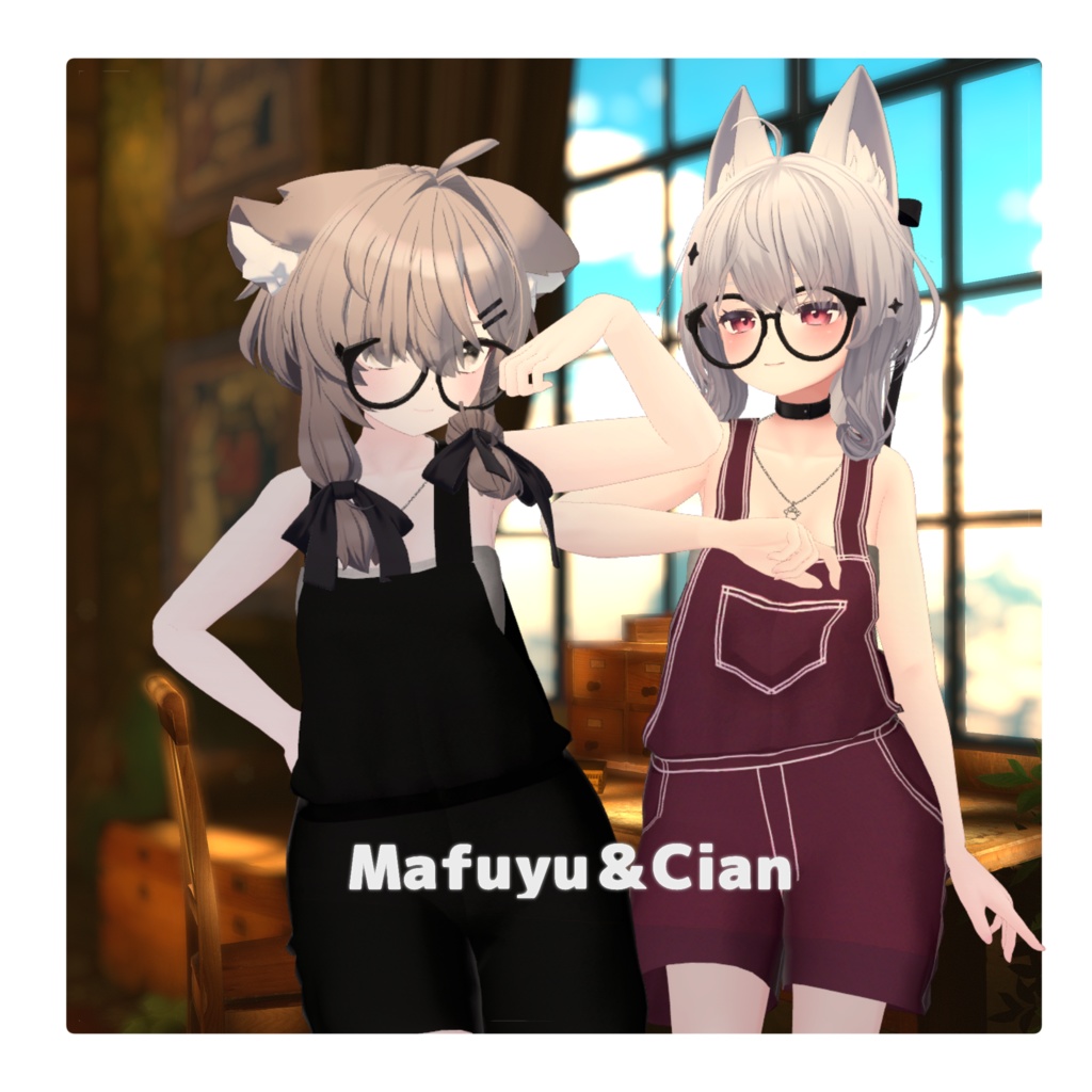 【8アバター対応】SimpleOverall