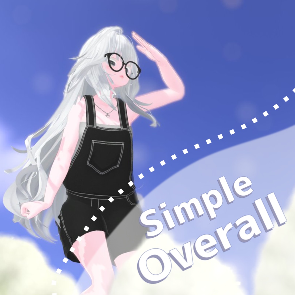 【8アバター対応】SimpleOverall