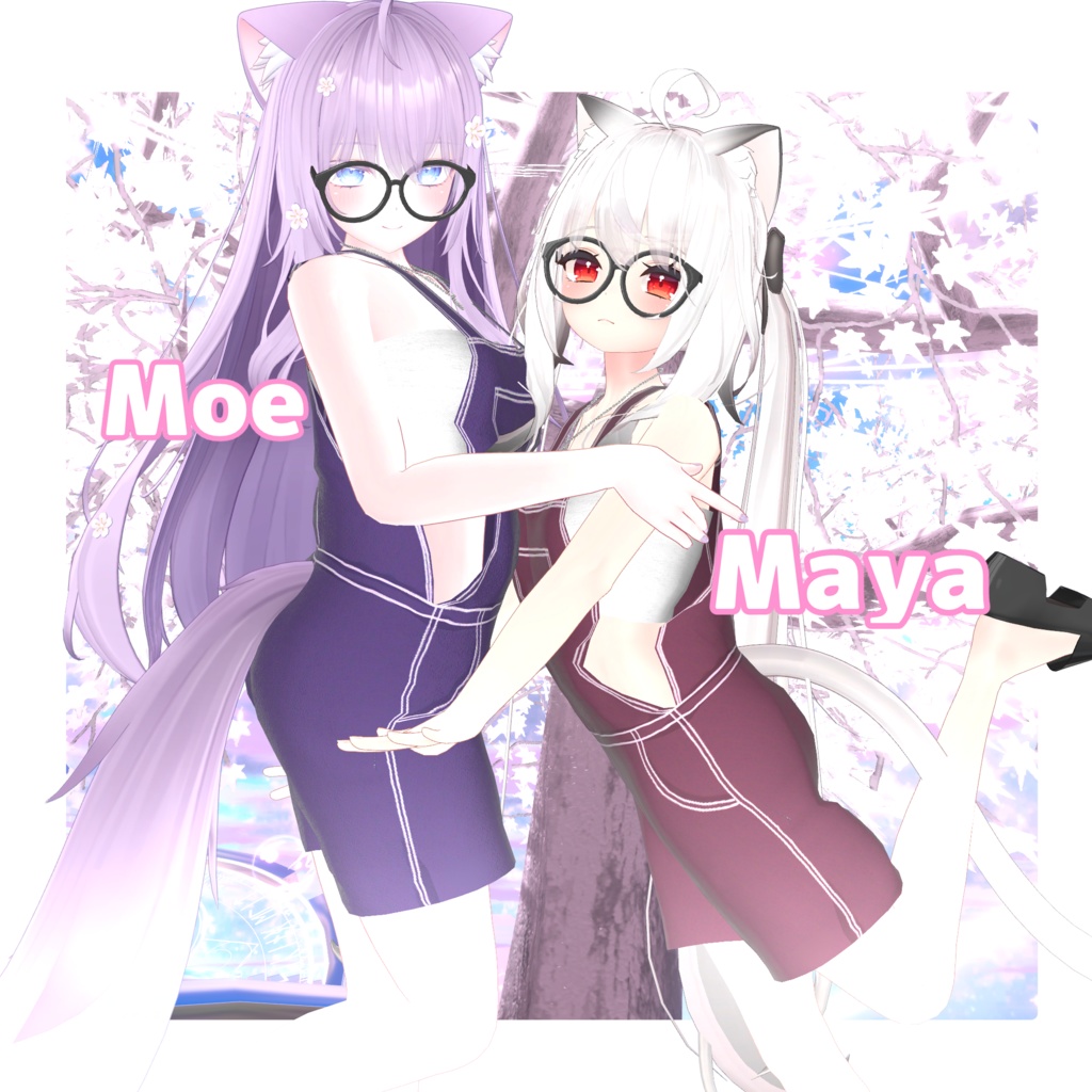 【8アバター対応】SimpleOverall