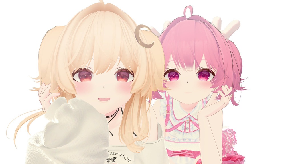 外付けサイドツインテールと小悪魔セット