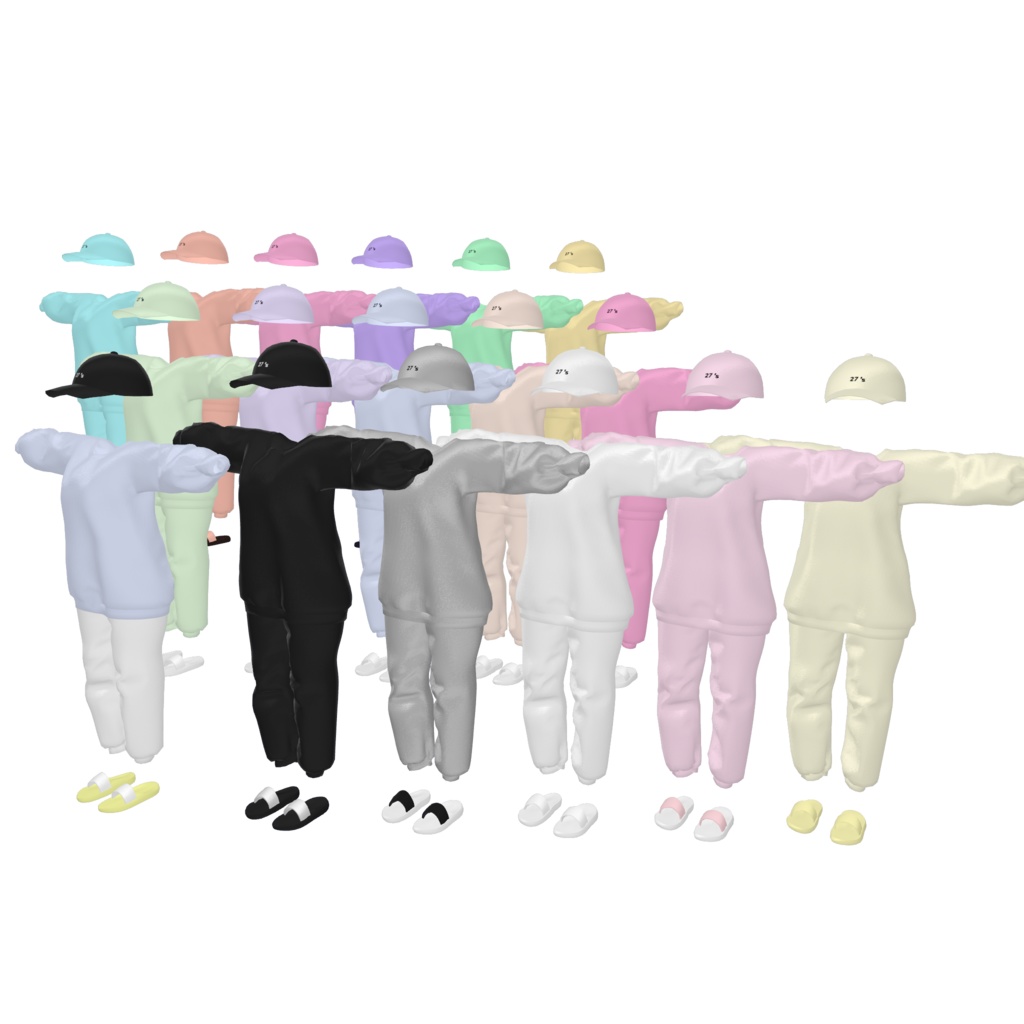 【8Avatar対応】コンビニに行くstyle