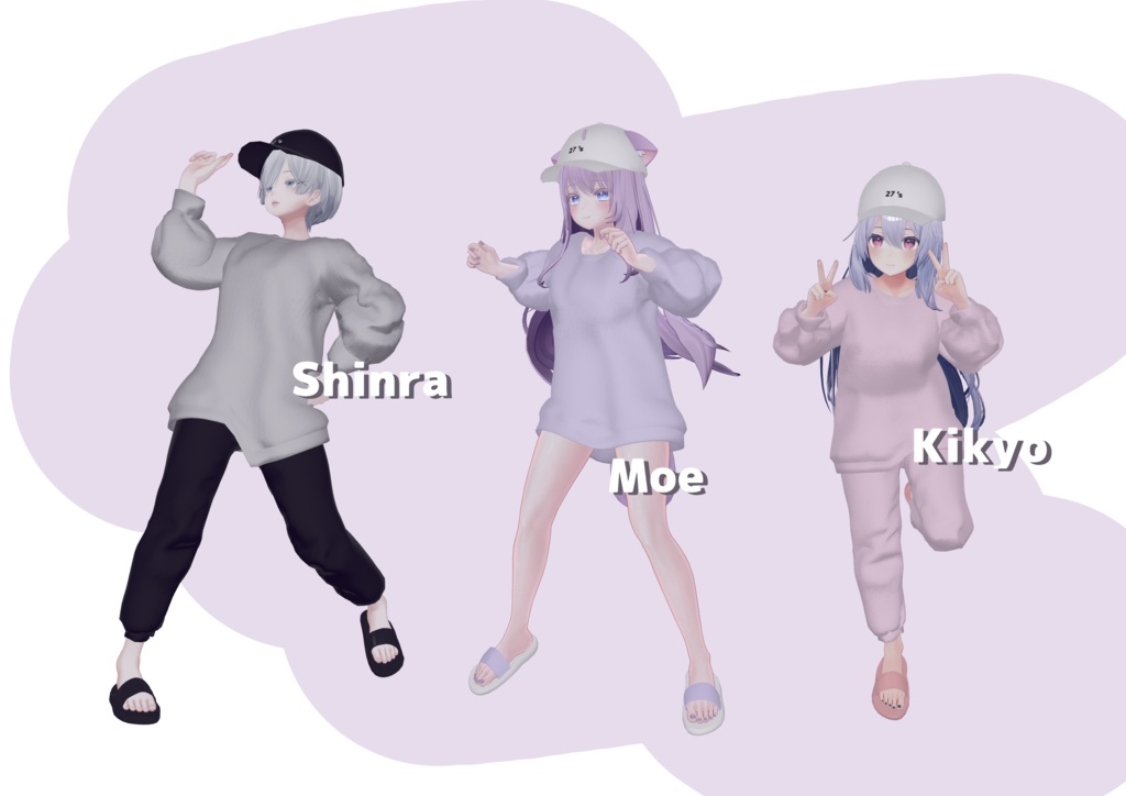 【8Avatar対応】コンビニに行くstyle