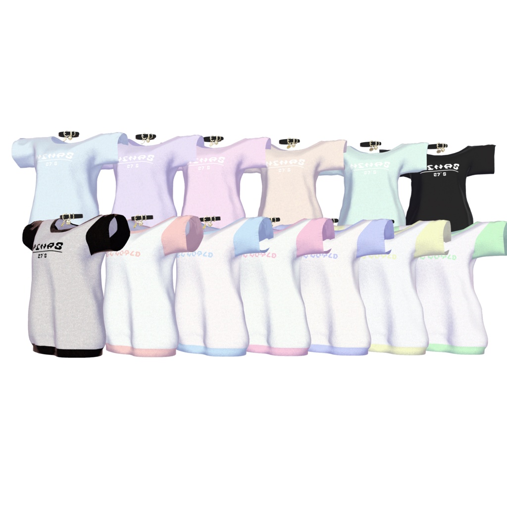 【セール開催中】【21Avatar対応】ダサダボTシャツ(デザイン50種類以上)