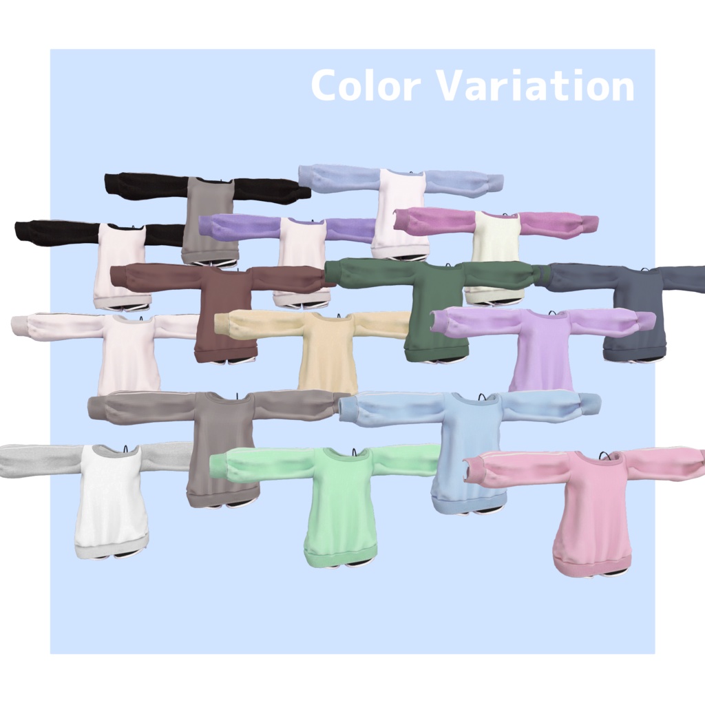 【セール開催中】【8Avatar対応】ダサダボsweat