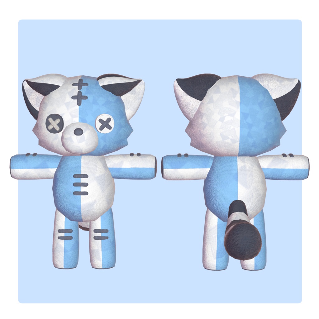 【オリジナル3Dモデル】ほわぬい