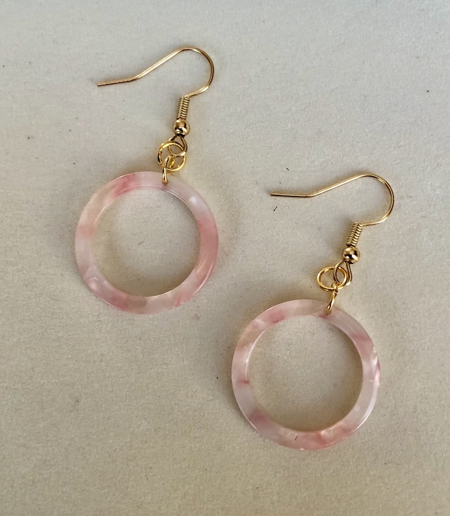 大理石風ピアス・イヤリング