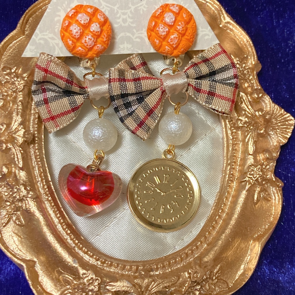 ジョン　アリスシリーズ(時計うさぎ)イメージイヤリング