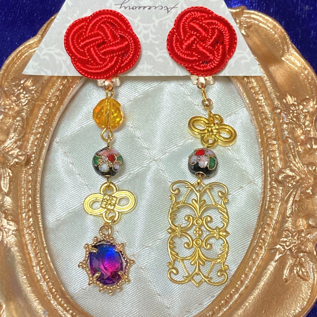 ドラルク　キョンシー衣装イメージイヤリング