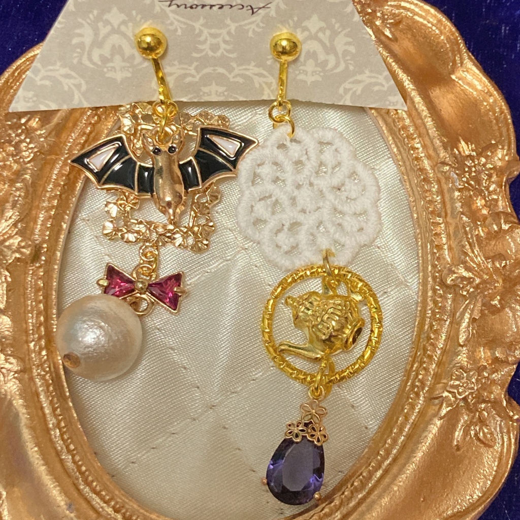 鼻息丸　眠りネズミ衣装イメージイヤリング