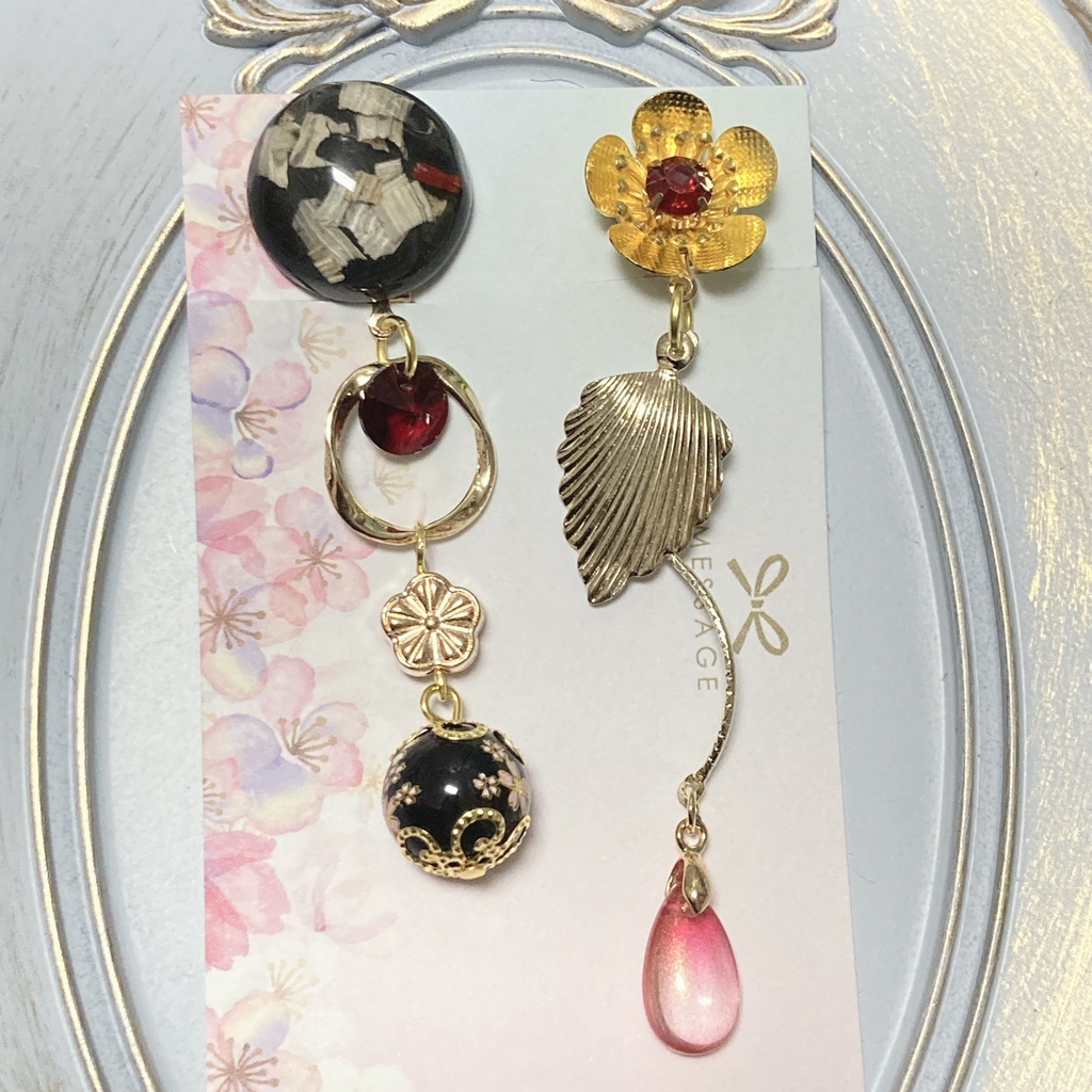 ロナルド正月衣装(蛇の目傘) イメージイヤリング