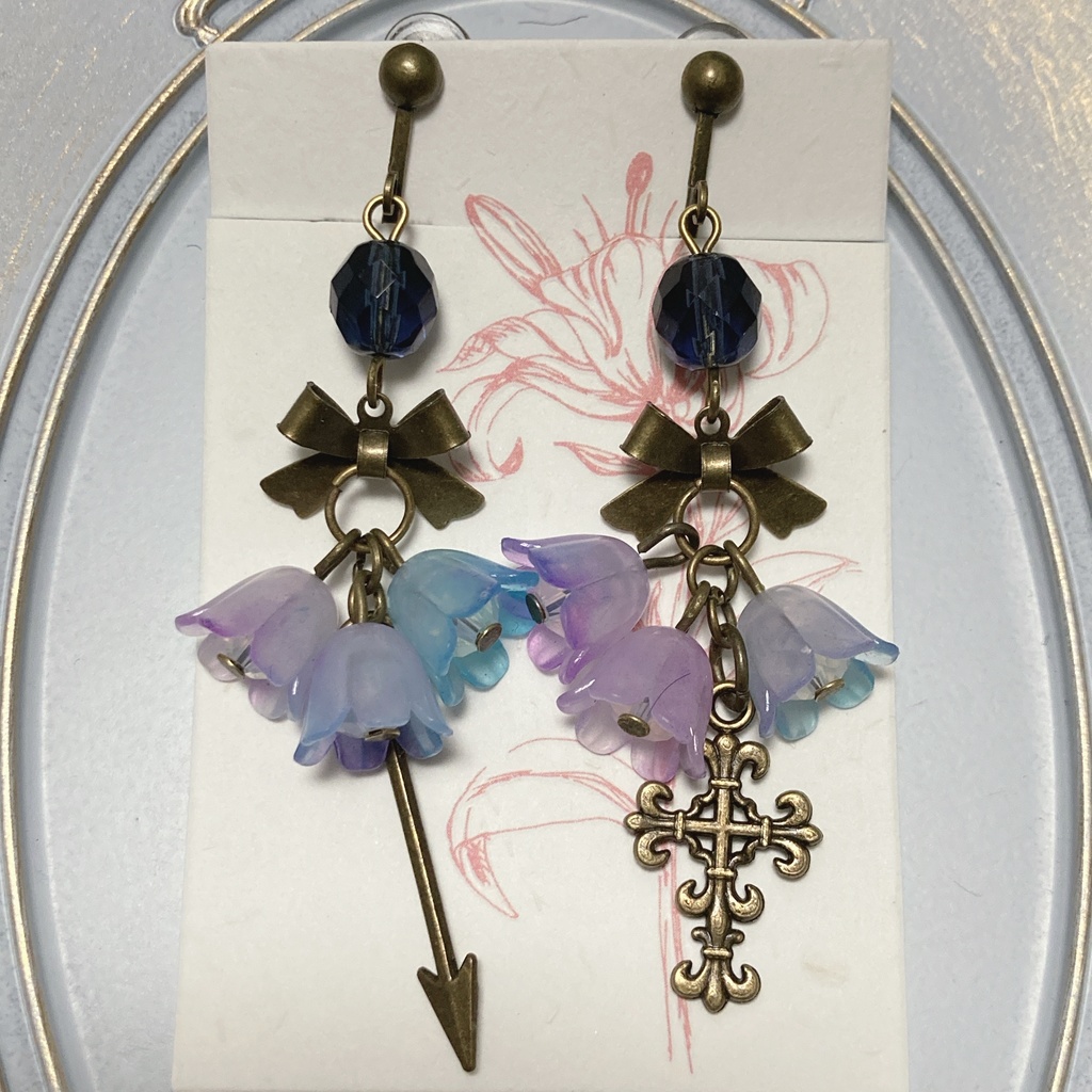 ヒナイチ大正ロマン衣装　イメージイヤリング